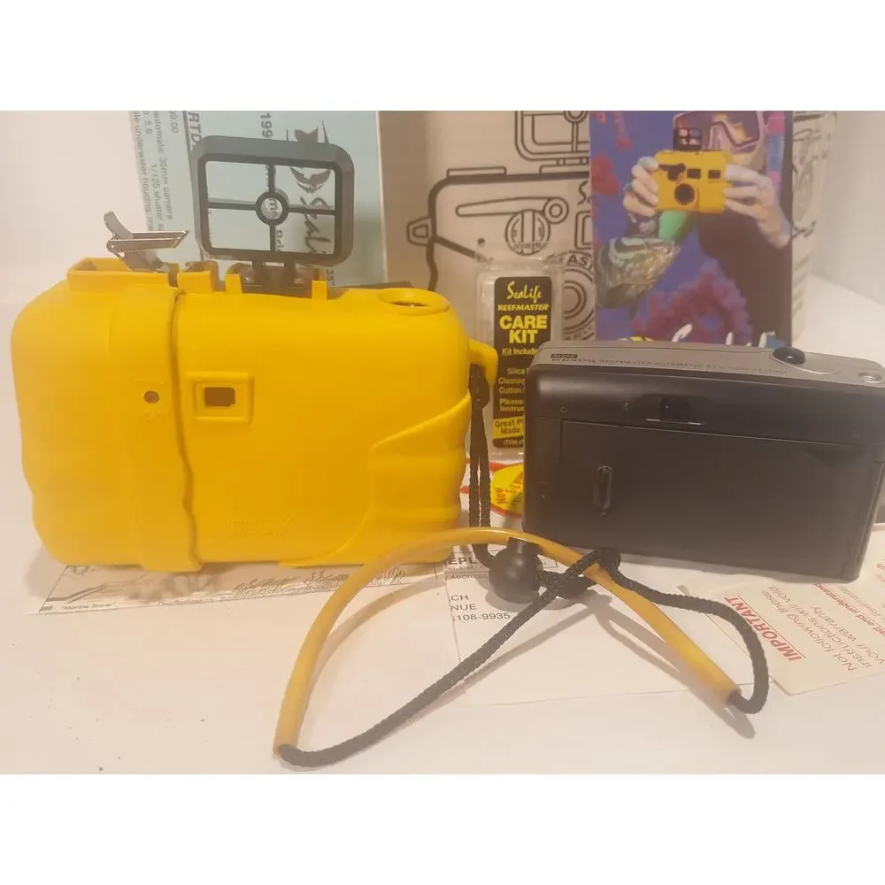 SeaLife Reefmaster Automatic SL-200C Underwater 35mm Film Camera Set- Excellent!